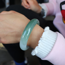 Xiaoliang Zi natural emerald bracelet childrens old pit emperor green ice waxy violet princess A goods