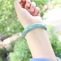 Xiaoliang Zi Bing waxy seed water gradient oil green 57 ring mouth