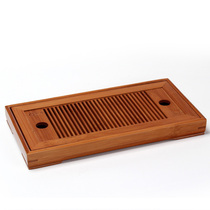 Tea tray tea tray water storage portable bamboo tea set mini bamboo tray solid wood bamboo tray simple bamboo tea Sea