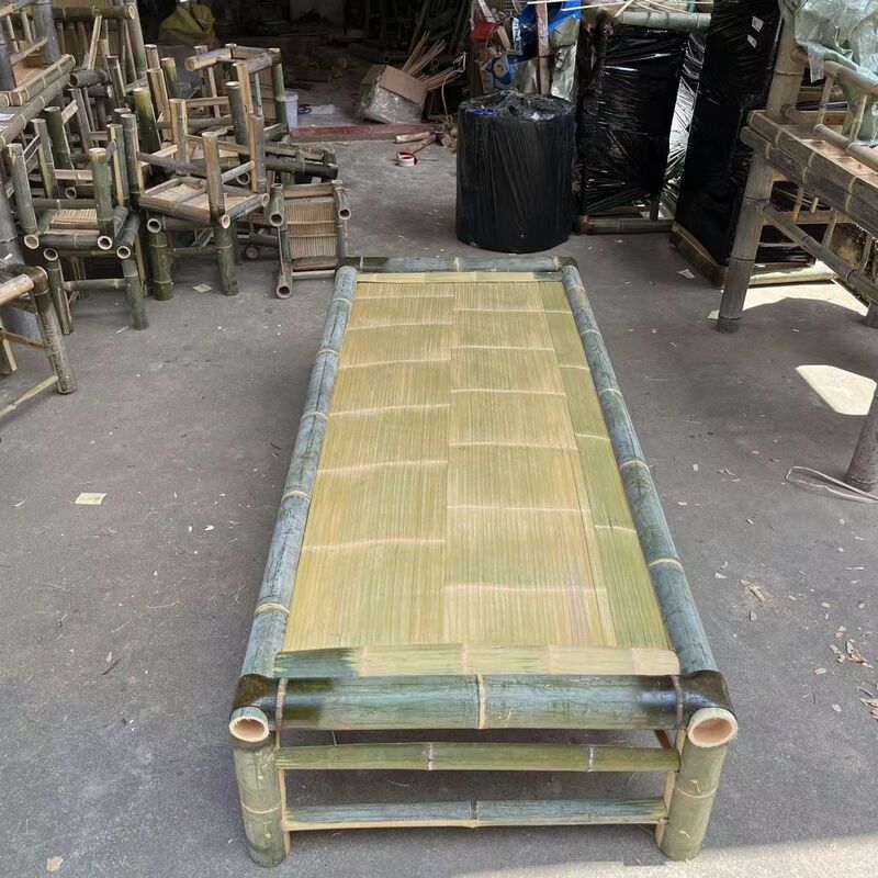 Bamboo Woven Traditional Sofa Bamboo Bed Single Double Leisure Simple Bamboo Bed Bamboo Couch Home Traditional Ancient Bamboo Cooling Bed Bamboo Woven Traditional Sofa Bamboo Bed Single Double Leisure Simple Bamboo Bed Bamboo Couch Home Traditional Ancient Bamboo Cooling Bed