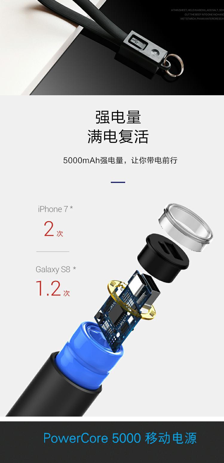 Kho báu sạc son môi đi kèm với một dòng điện thoại di động nhỏ cầm tay nhỏ Apple đặc biệt túi đèn pin nhỏ - Ngân hàng điện thoại di động sạc dự phòng hoco 30000mah