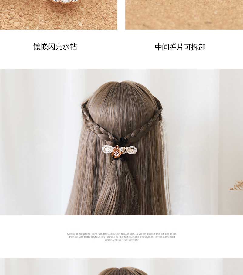 Dian Shang kẹp tóc nữ trưởng thành Hàn Quốc mũ nơ đầu clip thanh lịch kẹp tóc kẹp một nửa tóc mùa xuân clip phụ kiện tóc dây buộc tóc đẹp