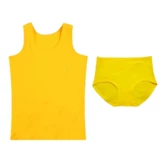 Чай улун Да Хун Пао, раскраска, оберег на день рождения, приятная телу майка топ, желтое хлопковое нижнее белье, колготки, носки, комплект, с лямками