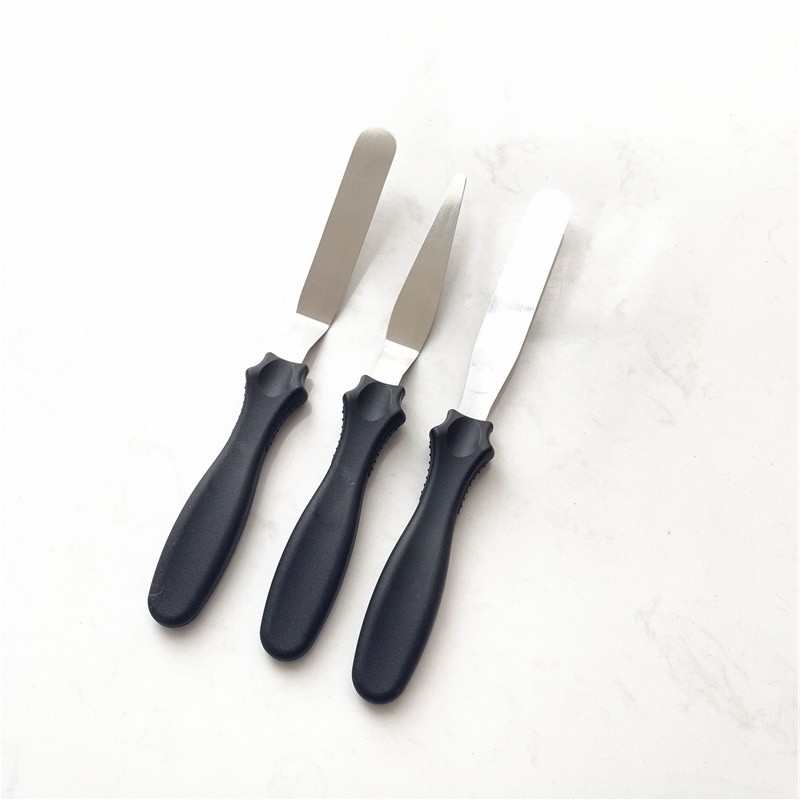 4-inch three sets of cream Rag-Cake-Removing Knife Stainless Knife Stainless Steel Rag Knife Suit Baker Tool Suit