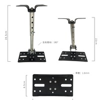 Speaker frame hanger thickened sound hanger lockable inclination angle adjustable angle speaker frame 605