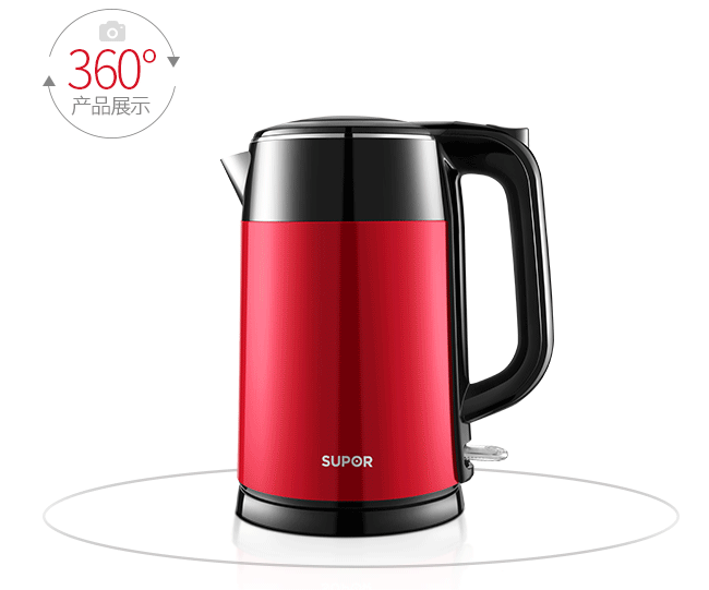 ấm nấu nước siêu tốc SUPOR Supor SWF17E23D ấm đun nước điện gia đình 304 không gỉ tự động tắt nguồn - ấm đun nước điện ấm điện đun nước