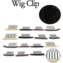 Steel 7 Teeth Stainless Steel Wig Combs For Wig Caps Clips