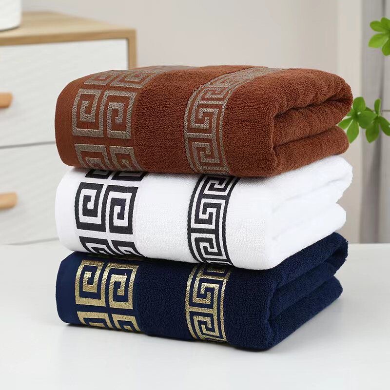 Pure Cotton Towel for Face Washing, Household Use, Soft, Adult, All-Cotton, Thickened, for Men and Women, Bathing, Absorbent, Lint-Free, Wedding Face Towel