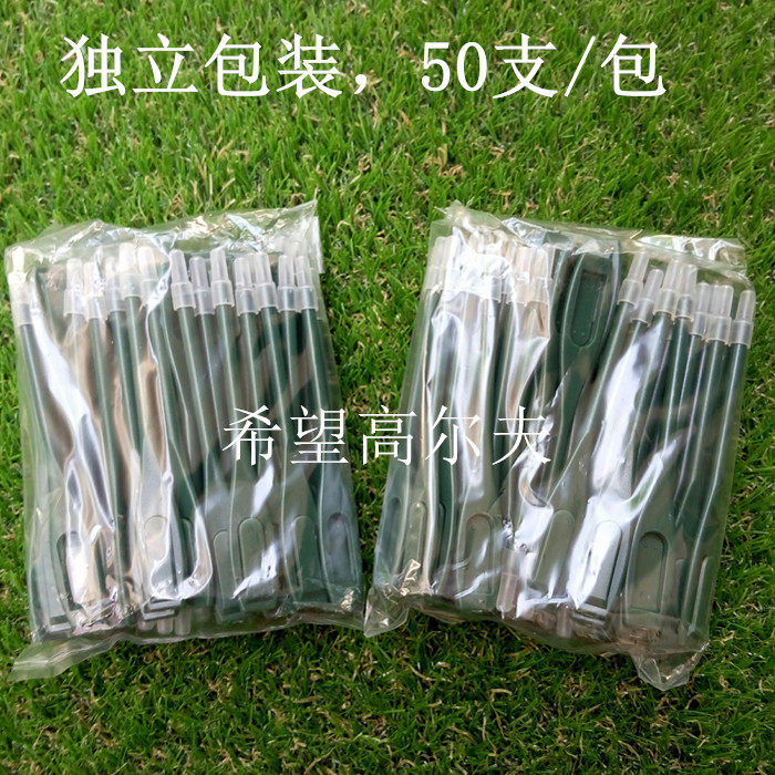 Bagged plastic pencil golf pencil caddy pencil court scoring pen hotel note pen bag portable pen