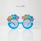 Синий воздушный шар, очки