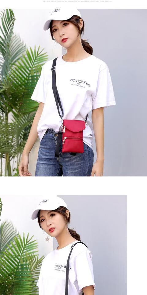Messenger túi xách điện thoại di động nữ 2019 mini mini bag phiên bản Hàn Quốc của ví tiền xu dọc nhỏ túi nylon vai hoang dã - Túi điện thoại túi đựng điện thoại nam