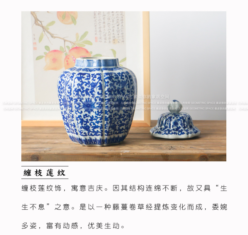 Modern Chinese style restoring ancient ways furnishing articles special - shaped ceramic canister to the sitting room is the study room partition adornment display