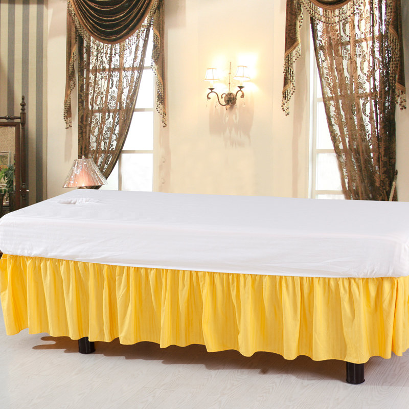 Pure cotton tightness bed Hat Beauty Institute Special Massage Full Cotton Bed Ogasmi Body Bed Protective Sheath can be set as a tribute satin