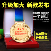 Medals customized metal medals listing production Marathon Games gold medals customized listing honorary cards prizes