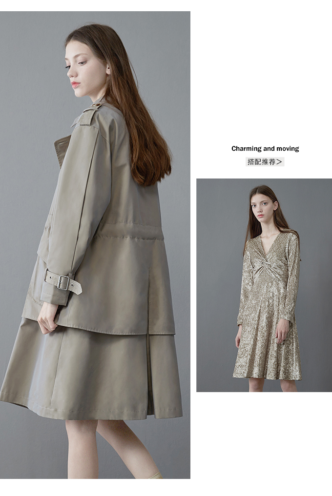 Trench pour femme CARNATION H en Coton - Ref 3226923 Image 14