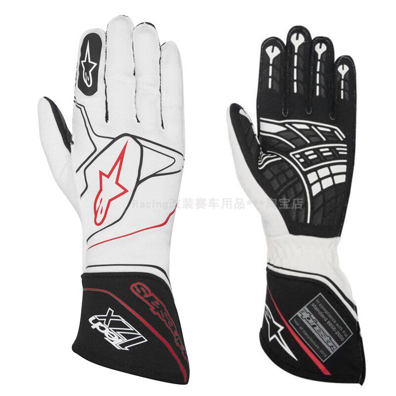 Original ALPINESTARS TECH-1ZX Fire Gloves FIA Certified Touring Car Race Gloves