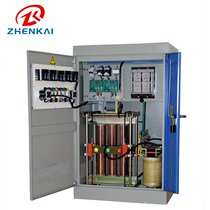  Zhenkai voltage regulator three-phase SBW-60KVA 380V high-power compensated power regulator cabinet 60KW