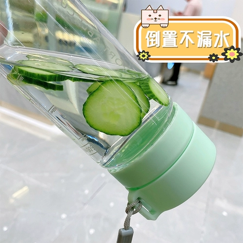 Вместительная и большая стеклянная портативная чайная чашка подходит для мужчин и женщин, увеличенная толщина