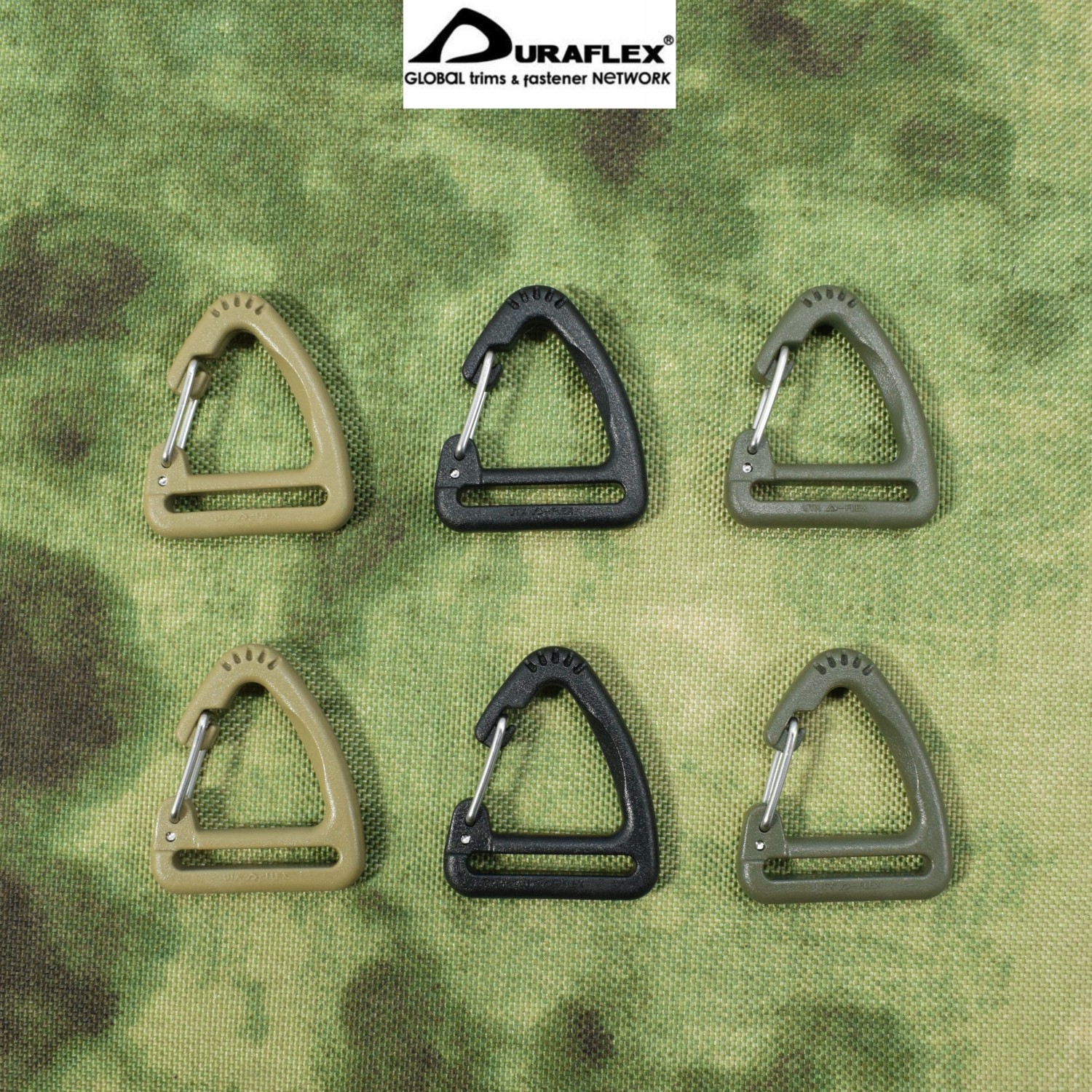 UTX Duraflex Triangle Hook Mountaineering Bag Fastener Triangle Metallic Hook