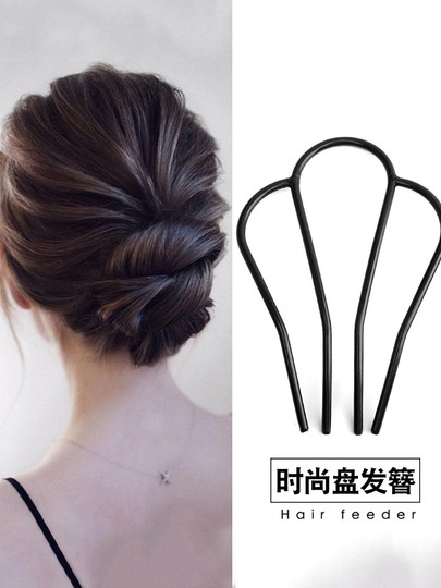 Horquilla de hierro coreana, horquilla simple, herramienta, horquilla, peine, artefacto trenzado, accesorios para la cabeza