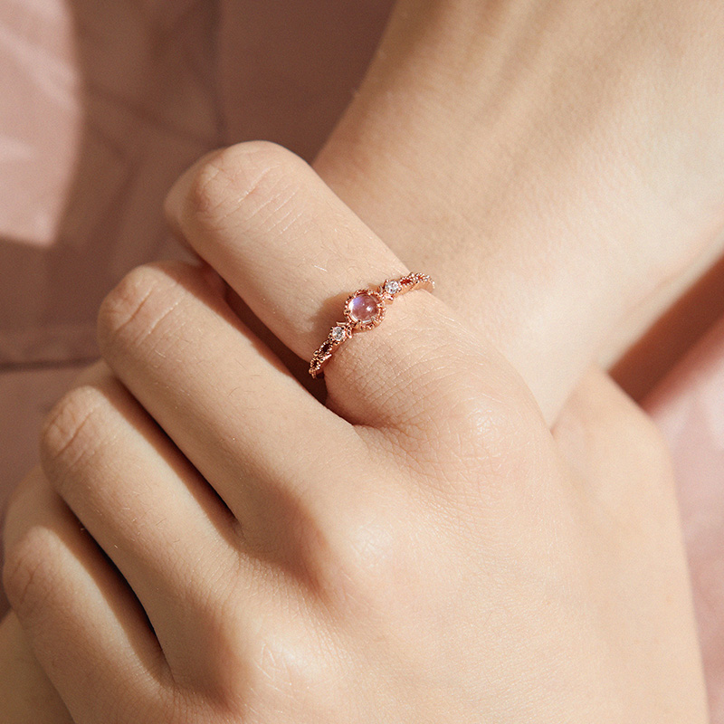 Bague Femme MBLJ     en Cristal naturel pierre semi-precieuse - Ref 3089203 Image 1