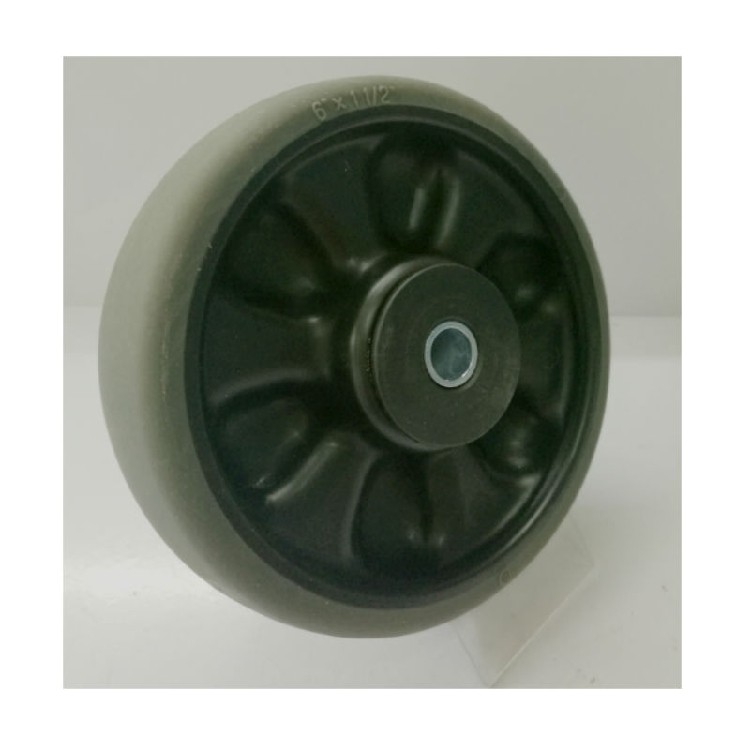 Taiwan won rubber 4 inch 5 inch 6 inch medium heavy duty ultra-silent W full-time 125*38 single wheel casing screws
