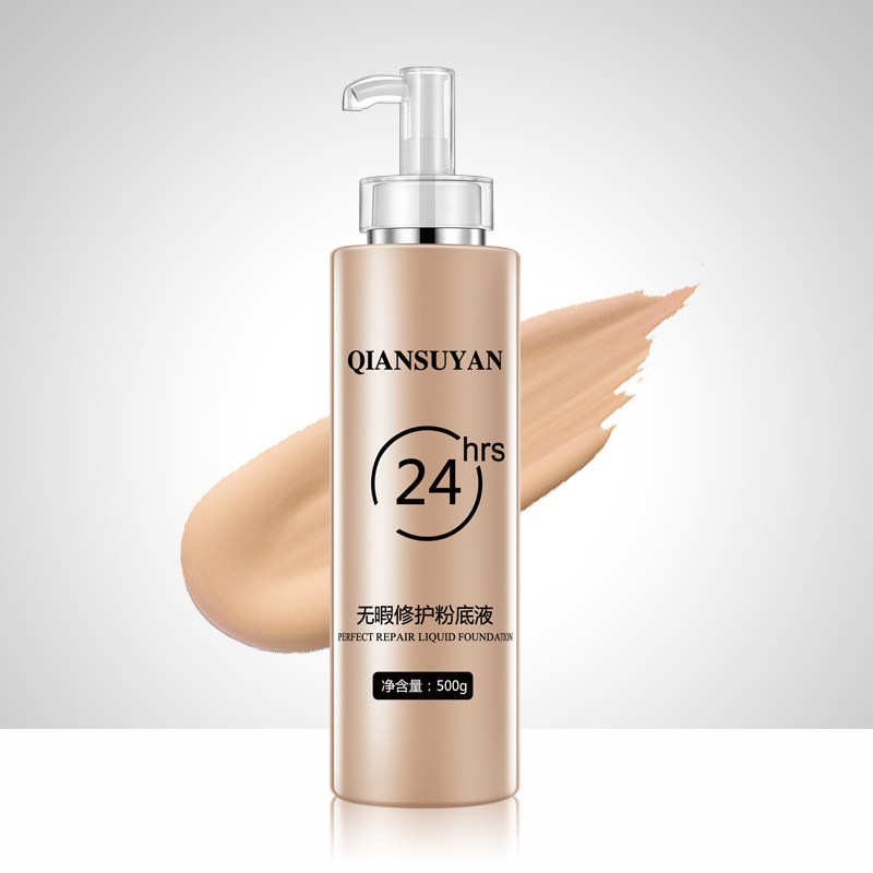 500g Beauty Salon Large Bottled Powder Bottom Liquid Bb Cream Cc Frost Isolation Cream Lasting Moisturizing Control Oil Flawless Naked Makeup No