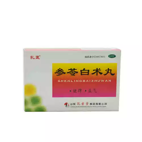 孔孟 Kong Shengtang Shenling Baizhu Pill 6g*10 мешок/коробка
