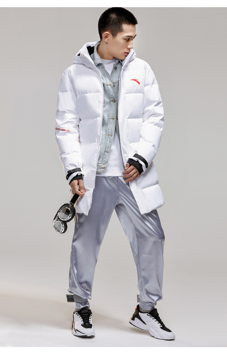 Anta down jacket nam 2019 new youth nam dài trùm đầu áo gió dày dày xuống - Thể thao xuống áo khoác áo phao lông vũ uniqlo