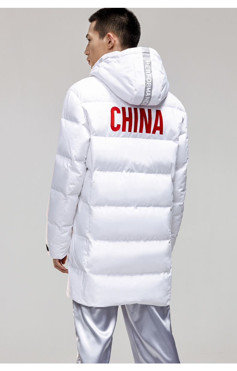 Anta down jacket nam 2018 thu đông mới áo khoác nam dài trùm đầu chống gió dày áo khoác thể thao ấm áp áo phao mũ lông