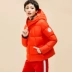 Anta down jacket nữ 2019 mùa đông mới chính hãng xu hướng mũ trùm đầu ấm ngắn nữ màu hồng xuống áo khoác - Thể thao xuống áo khoác Thể thao xuống áo khoác