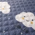 Chuối cây bông giường bông váy một mảnh phim hoạt hình dày bìa trượt bedspread Simmons nệm bảo vệ trẻ em - Trang bị tấm ga giường spa đẹp Trang bị tấm