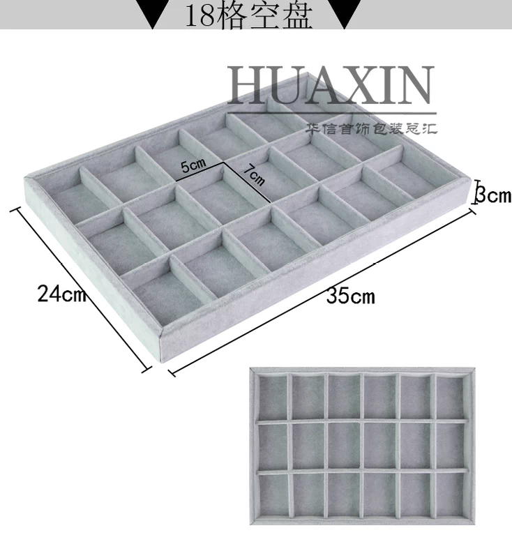 Vòng cổ hộp lưu trữ nhung vòng đeo tay vòng tay trang sức hộp hiển thị đạo cụ trang sức khung trang sức khay - Vòng đeo tay Cuff