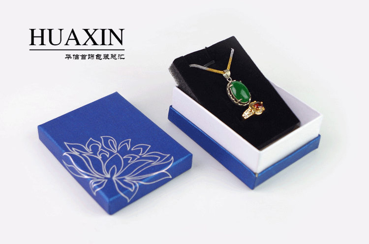 Trang sức hộp trời và đất bìa carton hộp nhẫn mặt dây chuyền hộp vòng đeo tay hộp vòng cổ kẹp tóc hộp mặt sen nóng - Vòng đeo tay Cuff vòng trầm