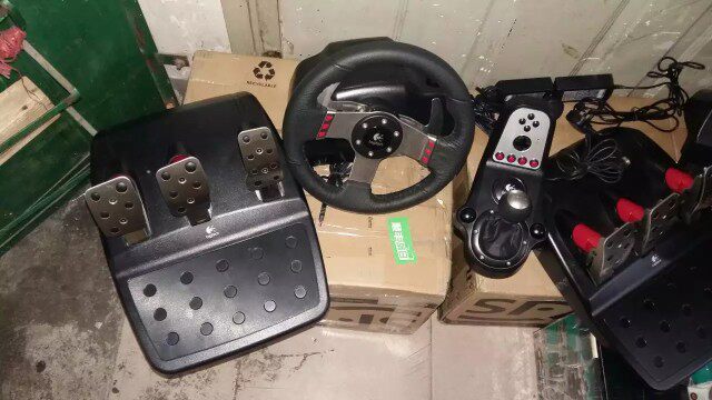 Руль 罗技logitechg27／g29／g920／g25游戏方向盘