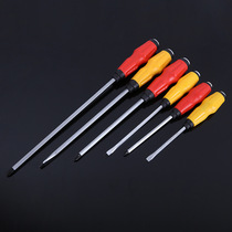 Tapping through the heart screwdriver 4 inch 5 inch 6 inch 8 inch 10 inch word cross lengthened screwdriver with magnetic superhard flat mouth