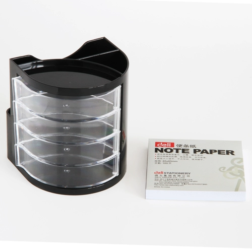Deli Office Cationalery (Deli) 9133 Много -функциональный держатель ручки многослойный/многопрофильный пластиковый держатель пера
