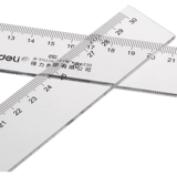 Getli 20/30/40/50 Пластическая прямая линейка 6230 Рисование рисование инструмент сталь стальная линейка Student Products Прозрачные канцелярские товары правителя