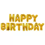 С Днем Рождения, Английский макет писем алюминиевая мембрана воздушный шар для детской вечеринки