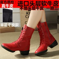 Импортированная красная туфли с коровьем 168 юаней