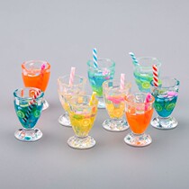 Mini Simulation Milk Tea Cup Cup Tea Tall Cup Doll HouseToy Model Diy Handmade Accessories Cup Cup Cup Lovely Little Bottle