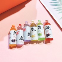 Mini bubble water bottle miniature miniature bottle model for home network red toy diy manual accessories