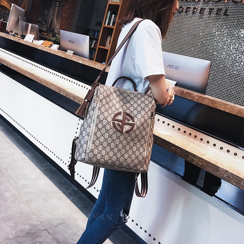 Hong Kong Tide Card Fashion Casual Multipurpose Travel Single Shoulder Bag Woman 2022 New Korean version Pop double shoulder bag Bag Bag