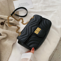 Hong Kong trendy brand high-end fashion retro bag women 2022 Korean version all-match single shoulder Messenger chain small square bag women