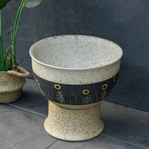 Outdoor floor split large wash mop pool balcony art one pier pool outdoor courtyard garden mop Basin