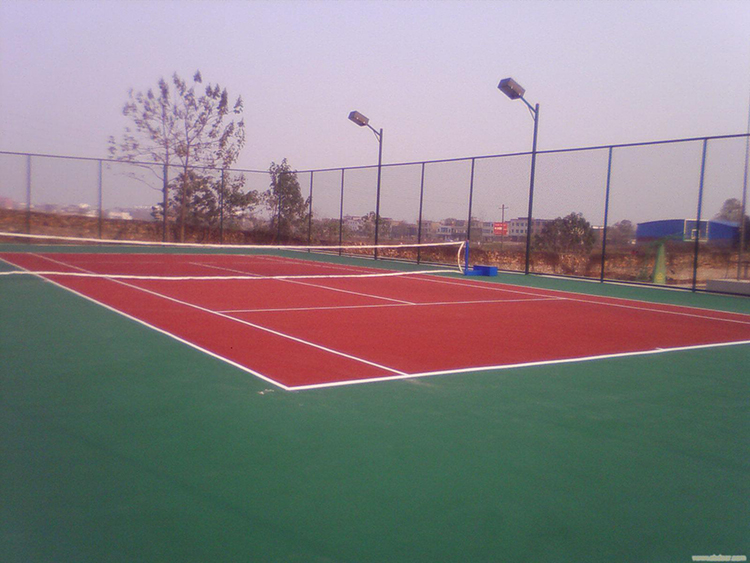Foshan basketball court marking construction Guangzhou Shenzhen Dongguan badminton court marking construction Gymnasium plastic venue