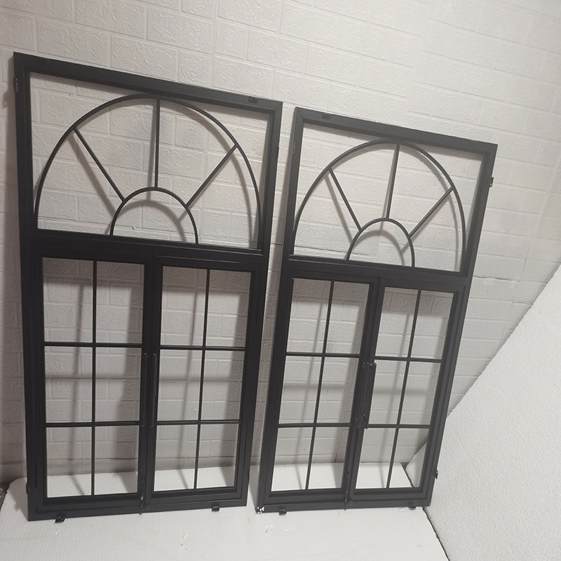 New style iron window wrought iron living room partition window wall false window decoration floor-to-ceiling doors and windows wall casement window customization