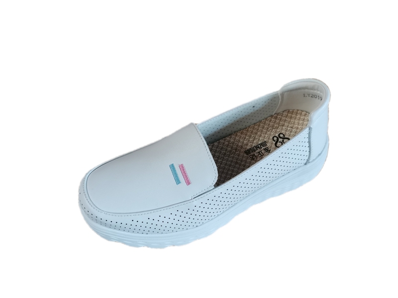 Nurse Shoes for Women, All-Season Soft-Soled, Breathable, Anti-Odor, Anti-Slip, Hospital Thick-Soled, Comfortable for the Feet, Medical Work Shoes for Spring and Autumn, White Shoes