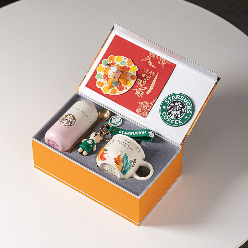 Starbucks Cups Teacher's Day Souvenirs Couple Matching Cups Mid-Autumn Festival Gifts Birthday Christmas Annual Meeting Store Anniversary Gifts