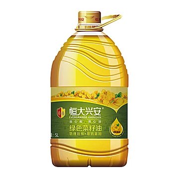 【恒大官旗】非转基因绿色菜籽油5L[15元优惠券]-寻折猪